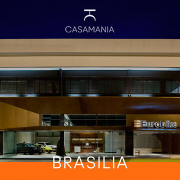 <b>Location:</b> Showroom Eurobike, Porsche Casamania Horm furniture in Brasilia-Porsche Showroom