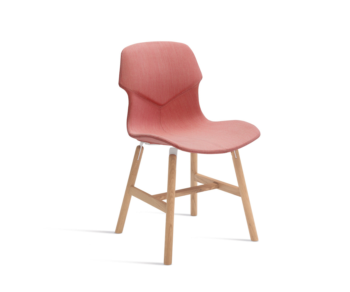 Chair Stereo Wood Imbottita Fronte-Retro